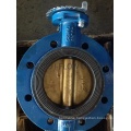 DIN Mono Flanged Vulcanised Rubber Seat Marine Butterfly Valve